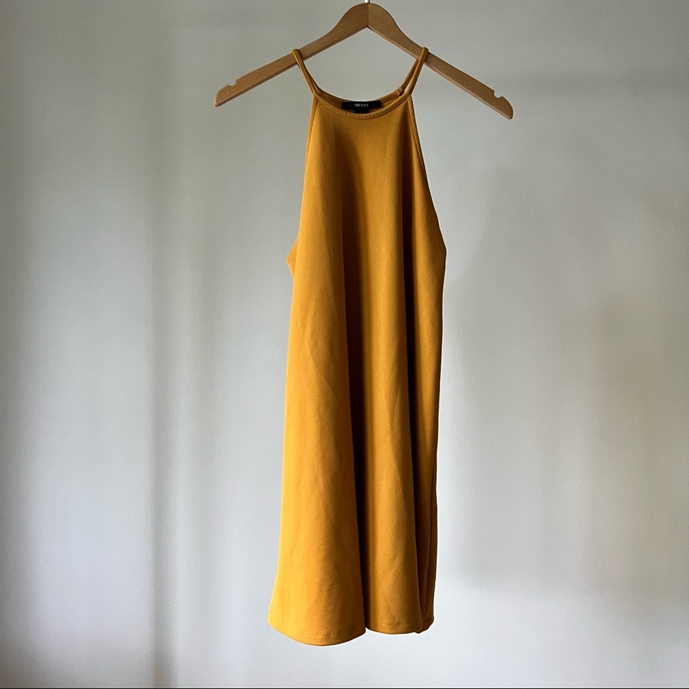 2/20$ Forever 21 Yellow Dress - Picture 6 of 7